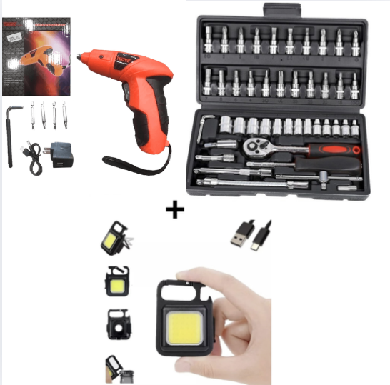 Destornillador raches46 mini Luz Llavero
